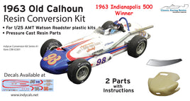 1/25 1963 Old Calhoun Watson Roadster Upgrade kit Indy resin Parnelli Jones