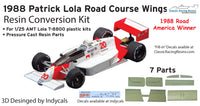 1988 Emerson Fittipaldi Patrick Racing Lola Road America Road Course Wings for 1/25 AMT Indycar kits