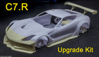 2016-19 Corvette C7R Upgrade resin kit for 1/25 Revell C7.R plastic kits IMSA Lemans