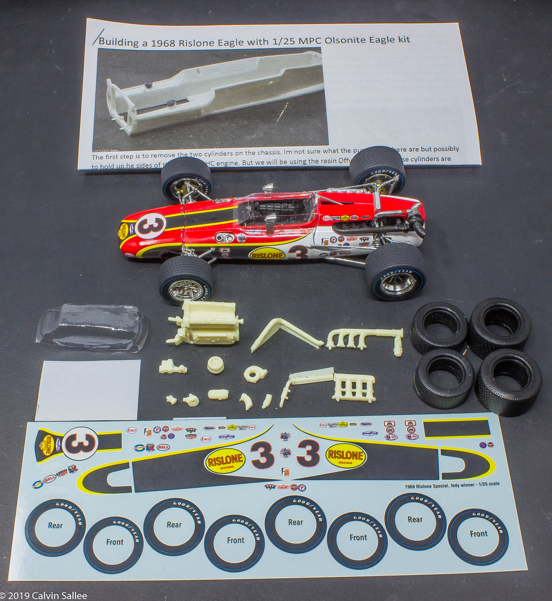 Building a 1968 Rislone Eagle with 1/25 MPC Olsonite Eagle kit| Classic ...