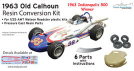 1/25 1963 Old Calhoun Watson Roadster Upgrade kit Indy resin Parnelli Jones