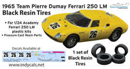 1/24 1965 Ferrari 250 LM Pierre Dumay #26 Belgian Resin tires for Academy kit