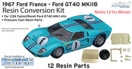 1967 1/24 Ford GT40 Mk IIb, Reims 12 hour winner Resin Conversion kit for Fujimi / Revell kits
