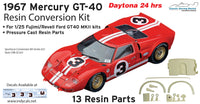 1/24 1967 Daytona Ford/Mercury GT-40 resin conversion kit for Fujimi/Revell GT40 Mk II kits