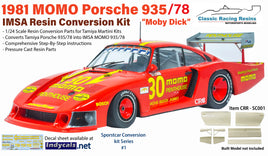 1981 IMSA MOMO Porsche 935/78 "Moby Dick" Resin Conversion for 1/24 Tamiya kit