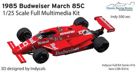 1/25 1985 Budweiser March 85C Indy 500 version Bobby Rahal FULL KIT