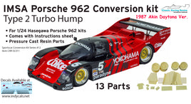 1/24 IMSA Porsche 926 Conversion kit ver. 2 turbo hump 1987 Coke/Yokohama ver. for Hasegawa & Revell kits GTP