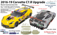 2016-19 Corvette C7R Upgrade resin kit for 1/25 Revell C7.R plastic kits IMSA Lemans
