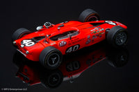 1/20 Scale Upgrade 1967 Turbine Black Resin Tires for MPC plastic kits Indy 500