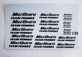 (1/32 scale) 2000's "fill in" Decal Sheet Smoking Cowboy Indy car resin indycar
